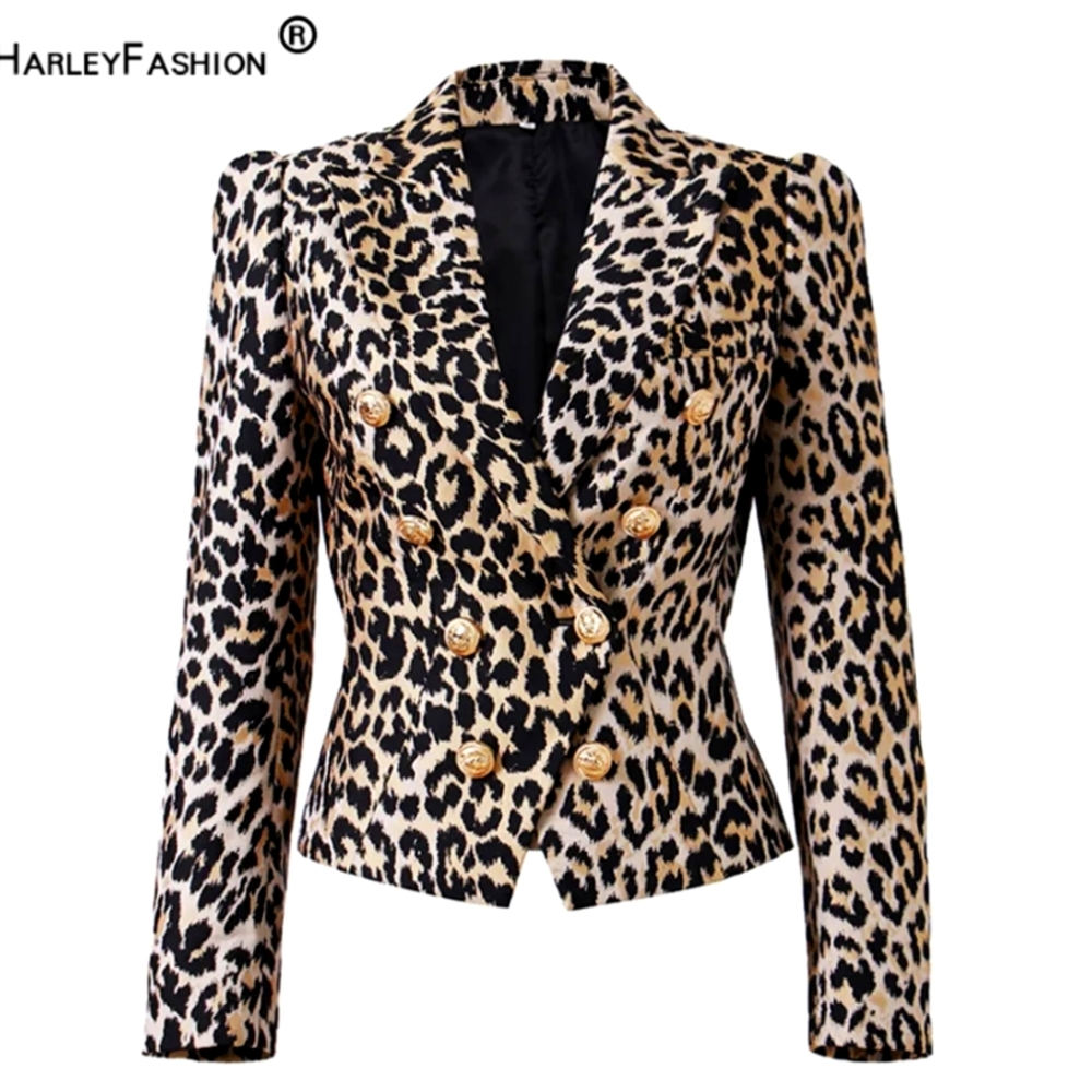 Leopard Blazer